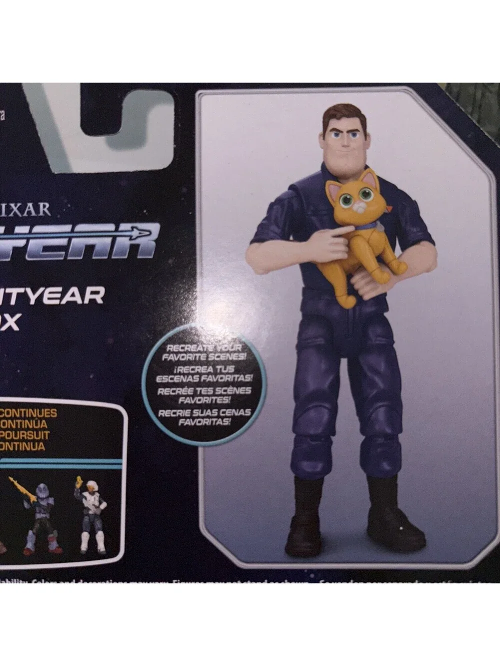⚡Disney Pixar 2022 LIGHTYEAR Movie Buzz Lightyear & Sox Figure Christmas Gift